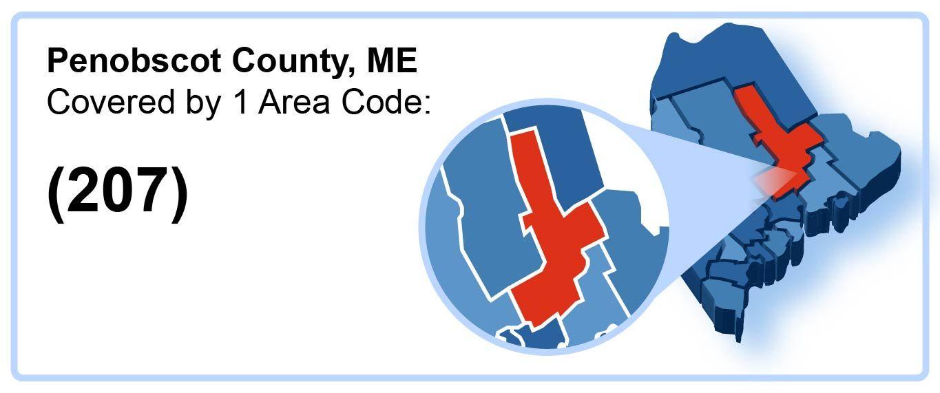 207_Area_Code_in_Penobscot_County_Maine